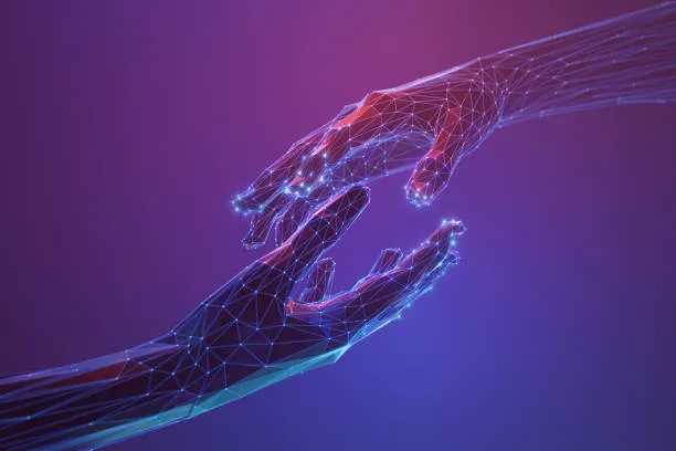 Абстрактная иллюстрация AI